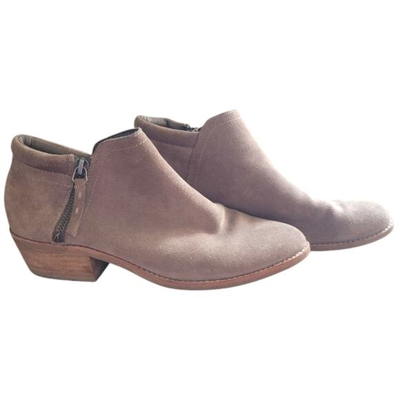 Size 7 Steve Madden tan leather ankle booties - Picture 1 of 8